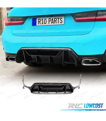 DIFFUSORE BMW G20 23-25 LOOK M NERO LUCIDO