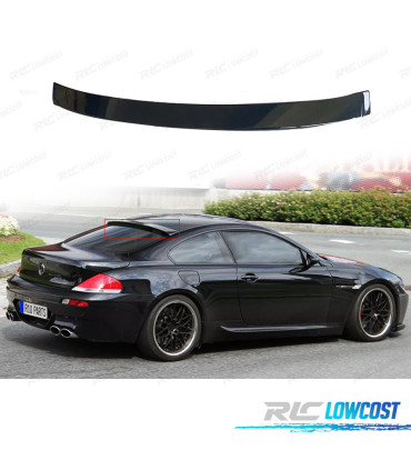 SPOILER TETTO BMW E63 03-08 LOOK M NERO LUCIDO