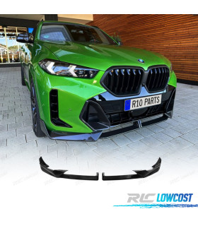 SPOILER LIP BMW X6 G06 19-22 LOOK M NERO LUCIDO