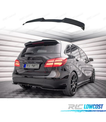 ESTENSIONE SPOILER BAULE MERCEDES W245 05-11 NERO LUCIDO