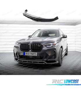 SPOILER LIP BMW X3 G01 LCI 22- LOOK M NERO LUCIDO