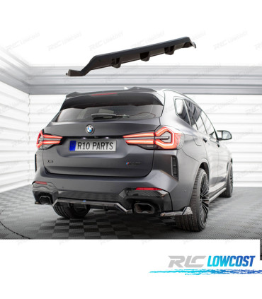 DIFFUSORE BMW X3 G01 21-24 LOOK M NERO LUCIDO