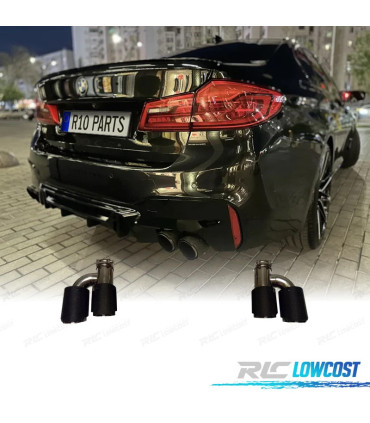TERMINALI DI SCARICO BMW G30 18-21 LOOK M5 NERO