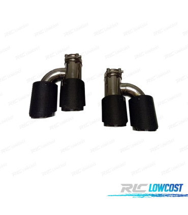TERMINALI DI SCARICO BMW G30 18-21 LOOK M5 NERO