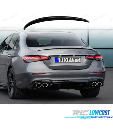 ALETTONE SPOILER MERCEDES W213 21-23 LOOK AMG NERO LUCIDO