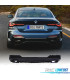 DIFFUSORE BMW G22 21-23 LOOK M 440i + TERMINALI DI SCARICO NERO LUCIDO