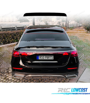 ESTENSIONE SPOILER BAULE MERCEDES W214 24- LOOK AMG NERO LUCIDO