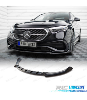 SOTTOPARAURTI SPLITTER ANTERIORE MERCEDES W214 24- LOOK AMG NERO LUCIDO
