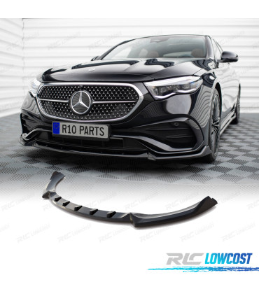 SOTTOPARAURTI SPLITTER ANTERIORE MERCEDES W214 24- LOOK AMG NERO LUCIDO