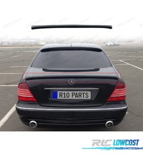 SPOILER MERCEDES CLASSE S W220 98-05 LOOK AMG NERO LUCIDO