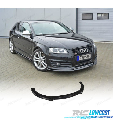 SPOILER LIP AUDI A3 8P 08-13 NERO LUCIDO
