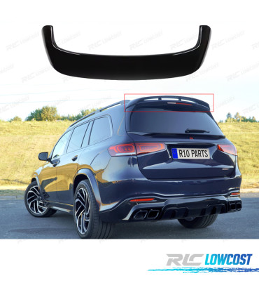ALETTONE SPOILER MERCEDES GLS X167 20- LOOK AMG NERO LUCIDO