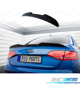 ALETTONE SPOILER AUDI A4 B8 11-15 NERO LUCIDO