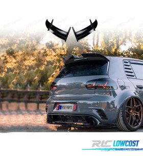 ALETTONE SPOILER VOLKSWAGEN VW GOLF 6 08-12 ABS NERO LUCIDO