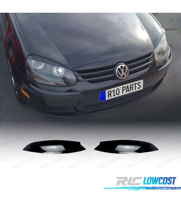 SUPPORTI FARI VOLKSWAGEN VW GOLF MK5 03-08 NERO LUCIDO