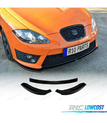 SPOILER LIP SEAT LEON 1P MK2 CUPRA 09-12 NERO LUCIDO