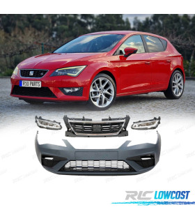 KIT PARAURTI ANTERIORE SEAT LEON 13-19 LOOK FR CON FENDINEBBIA