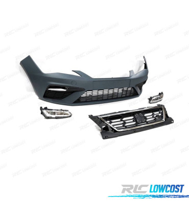 KIT PARAURTI ANTERIORE SEAT LEON 13-19 LOOK FR CON FENDINEBBIA