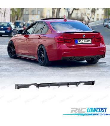 DIFFUSORE PER BMW F30 F31 11-15 LOOK M-PERFORMANCE IN CARBONIO DOPPIA USCITA