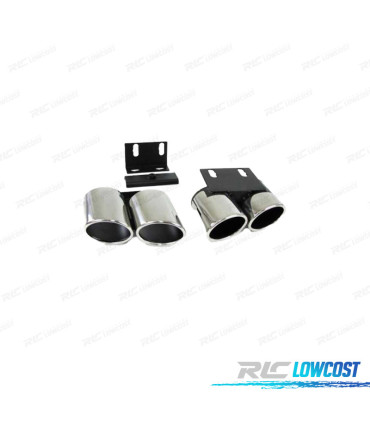 TERMINALI SCARICO AUDI A3 8V 13- LOOK S CROMO