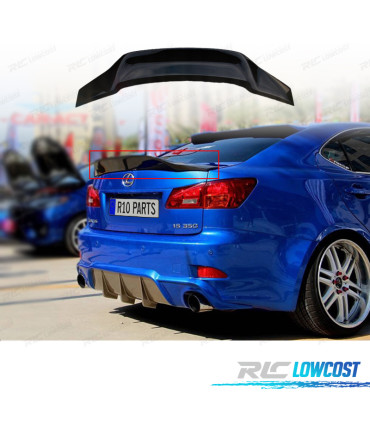 SPOILER PER TOYOTA LEXUS IS 06-12 NERO LUCIDO