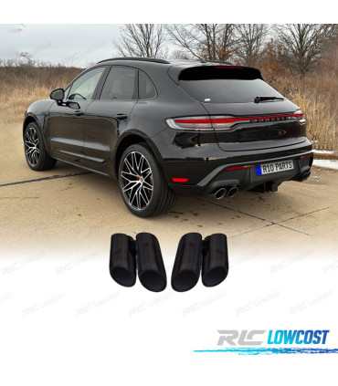 TERMINALI SCARICO PORSCHE MACAN 18- LOOK S NERO
