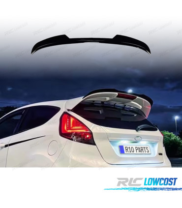 SPOILER FORD FIESTA MK7 08-12 LOOK ST NERO LUCIDO