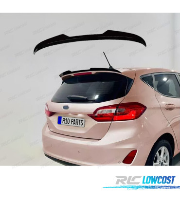 SPOILER FORD FIESTA MK7 17-23 LOOK ST NERO LUCIDO