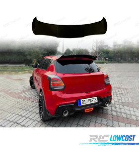 SPOILER ALETTONE POSTERIORE SUZUKI SWIFT 17- LOOK BATMAN NERO LUCIDO