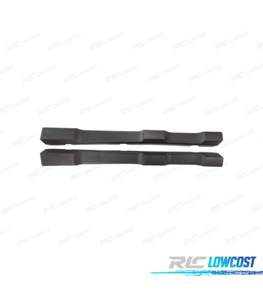 PEDANE LATERALI SOTTOPORTA JEEP WRANGLER 4P 07-17 NERO