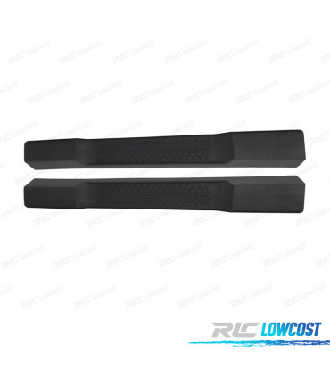 PEDANE LATERALI SOTTOPORTA JEEP WRANGLER 2P 07-17 NERO