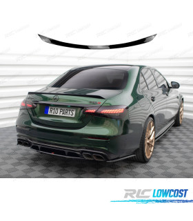 SPOILER ALERON MERCEDES W213 21-23 LOOK AMG E63S NERO LUCIDO