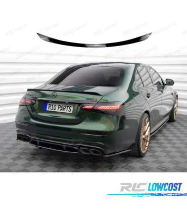 SPOILER ALERON MERCEDES W213 21-23 LOOK AMG E63S NERO LUCIDO