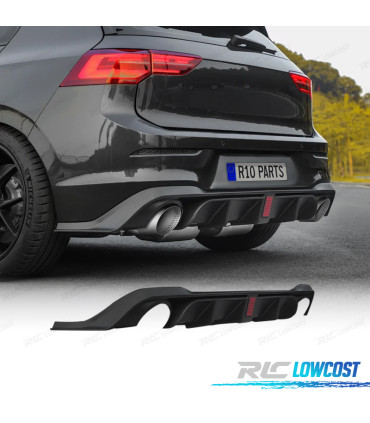 DIFFUSORE VOLKSWAGEN VW GOLF 8 VIII 20- LOOK CS NERO LUCIDO