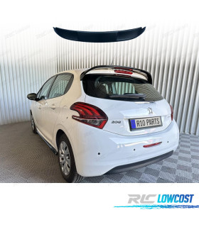 SPOILER ALETONNE PEUGEOT 208 12-15 NERO LUCIDO