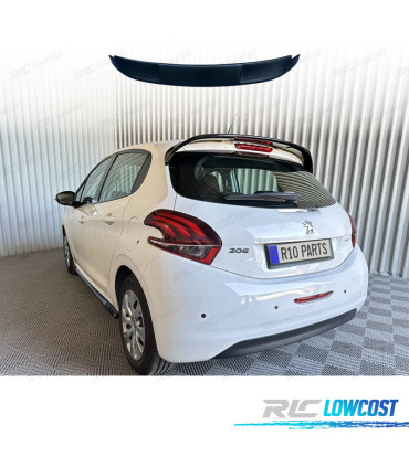 SPOILER ALETONNE PEUGEOT 208 12-15 NERO LUCIDO