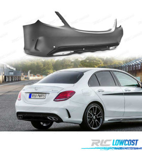 PARAURTI POSTERIORE MERCEDES CLASSE C W205 14- LOOK AMG PDC