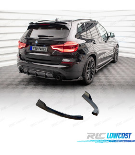 SPLITTER POSTERIORI BMW X3 G01 21-24 NERO LUCIDO