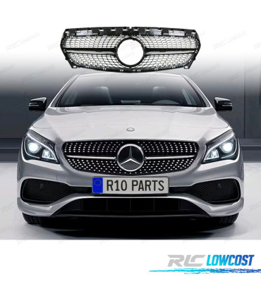 GRIGLIA MERCEDES CLA C117 16-19 LOOK GT DIAMOND NERO