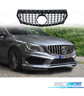 GRIGLIA MERCEDES LOOK AMG GT CLA C117 16-18 NERO CROMATO