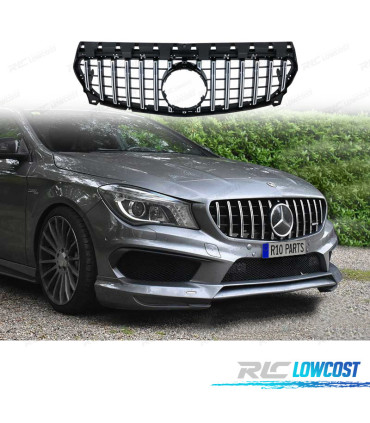 GRIGLIA MERCEDES LOOK AMG GT CLA C117 16-18 NERO CROMATO