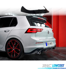ALETTONE SPOILER VOLKSWAGEN GOLF MK8 GTI 20- LOOK OETTINGER NERO LUCIDO