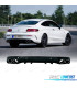 DIFFUSORE MERCEDES CLASSE C C205 COUPÉ 14-18 AMG PDC + TERMINALI DI SCARICO CROMATI
