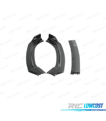 LIP SPOILER ANTERIORE AUDI A6 C7 15-18 LOOK S-LINE NERO LUCIDO