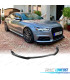 LIP SPOILER ANTERIORE AUDI A6 C7 15-18 LOOK S-LINE NERO LUCIDO