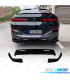 DIFFUSORE BMW X6 G06 19-22 LOOK M NERO LUCIDO