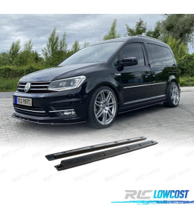 AGGIUNTE PARAFANGHI VOLKSWAGEN VW CADDY LWB 21- NERO LUCIDO