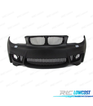 PARAURTI ANTERIORE BMW E81 E82 E87 E88 04-13 LOOK 1M + GRIGLIE