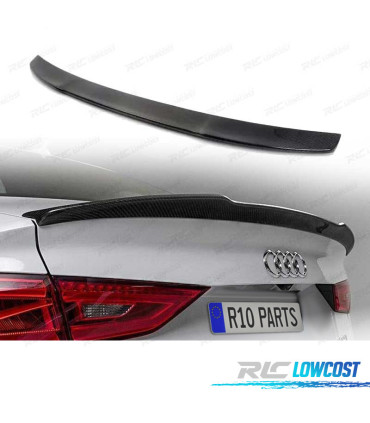 SPOILER ALERON AUDI A3 8V SEDAN 12-19 LOOK RS3 CARBONIO