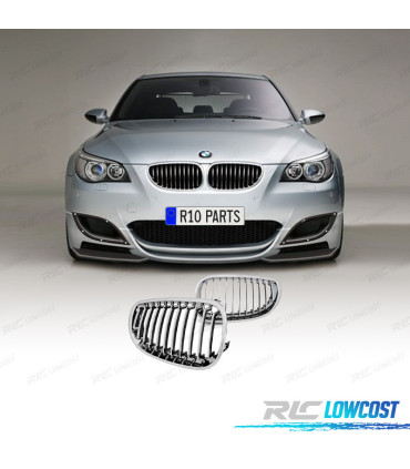 GRIGLIE PER BMW E60 E61 03-10 CROMATE